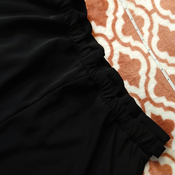 Size M black cropped paper bag dress pants - Picture 6 of 15